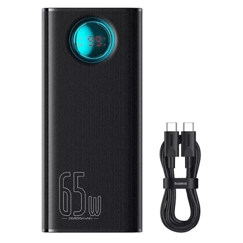 Зовнішній акумулятор Baseus Power Bank 26800mAh Amblight Digital Display Quick Charge 65W Black (P10022402113-00): Тип батареї Літій-полімерні