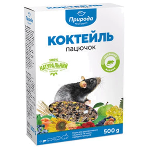 Корм Коктейль для грызунов Крыска 0.5 кг картон