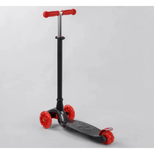 Детский самокат Best Scooter Maxi A 25772/779-1524 Черный с красным: Количество колес 3