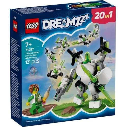 Конструктор LEGO DREAMZzz Робот Z-Blob и гоночные приключения 121 деталь (71487)