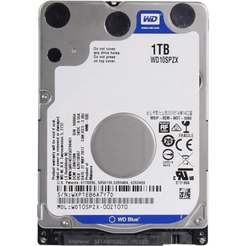 Внутренний жесткий диск WD Blue 2.5" 1 TB (WD10SPZX)