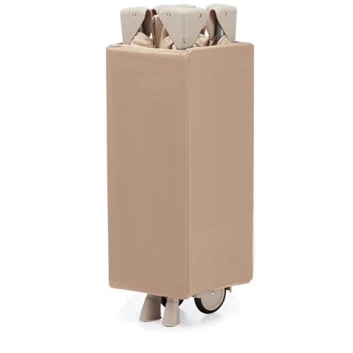Ліжко-манеж Kinderkraft Joy 2 Beige (KLJOY02BEG00000): Колеса 2 колеса