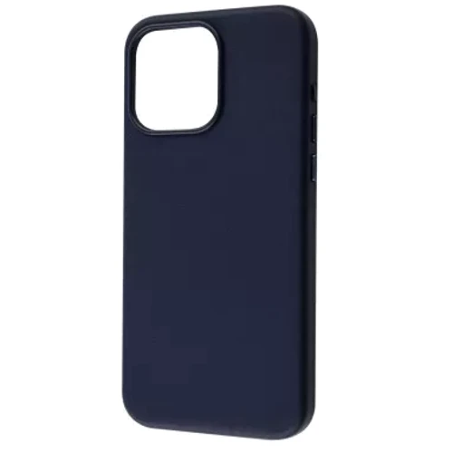 Чехол для iPhone WAVE Premium Leather Edition Case with MagSafe Ink for iPhone 15 Pro Max