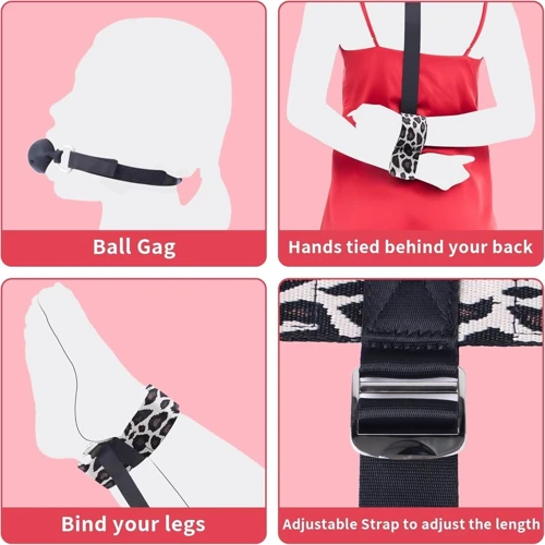 БДСМ-набор LOCKINK YEAHWOW Armbinder Restraint Set Black