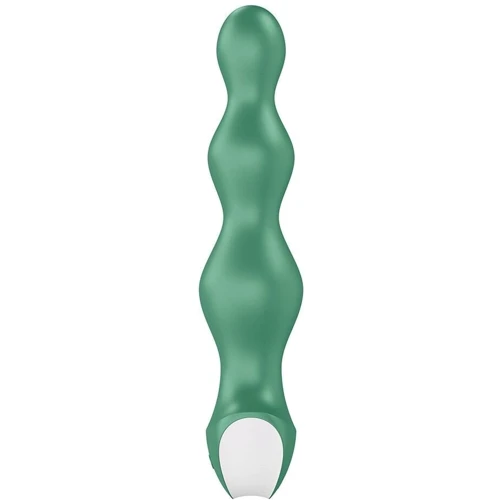 Анальный стимулятор-бусины с двумя моторами Satisfyer Lolli-Plug 2 (green)