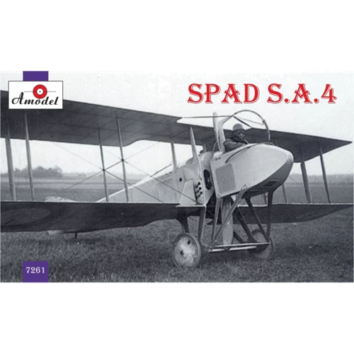 Модель Amodel Французький винищувач-біплан SPAD S. A. 4 (AMO7261)