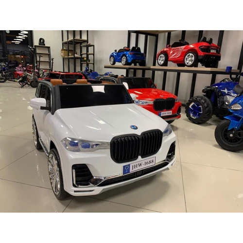 Электромобиль Kidsauto Двухместный BMW X7 4Х4 белый (JHW-1688white) фото 9