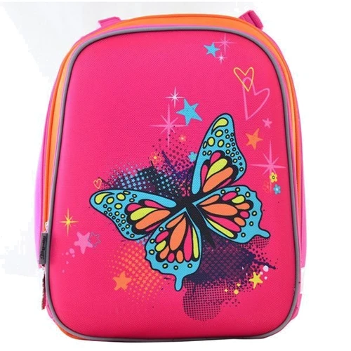 Рюкзак каркасный 1 Вересня H-12 Butterfly blue (554579): Спинка Ортопедическая (анатомическая)