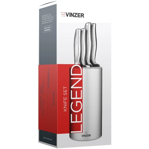 Набір кухонних ножів Vinzer LEGEND 5 предметів (50116)