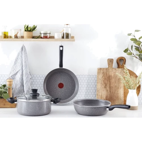 Сковорода Tefal Cook Natural 30 см (B5790742): Тип варочной поверхности Электрическая, Стеклокерамическая, Галогеновая, Газовая