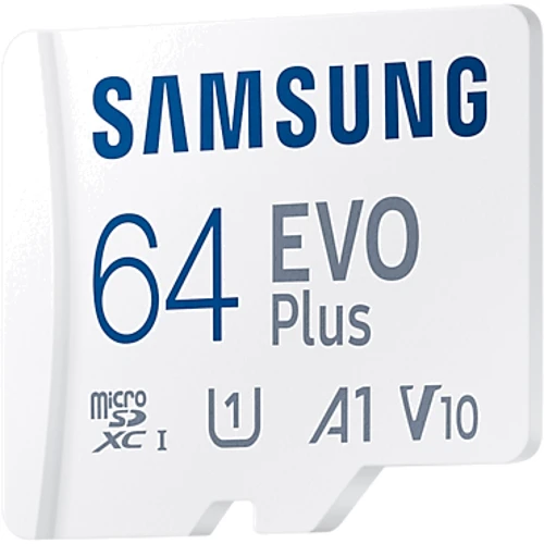 Карта пам'яті Samsung 64GB microSDXC Class 10 UHS-I U1 Evo Plus + adapter (MB-MC64KA/RU): Тип карти MicroSDXC