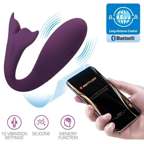 Вибратор LYBAILE Pretty Love Jayleen Stimulator Dark Purple (App)
