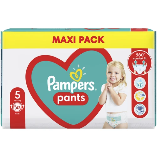 Подгузники Pampers трусики Pants Размер 5 (12-17 кг) 42 шт. (8006540068960) фото 11