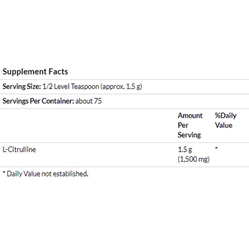 Now Foods L-Citrulline, Pure Powder, 4 oz (113 g) (NOW-00214): Стать унісекс