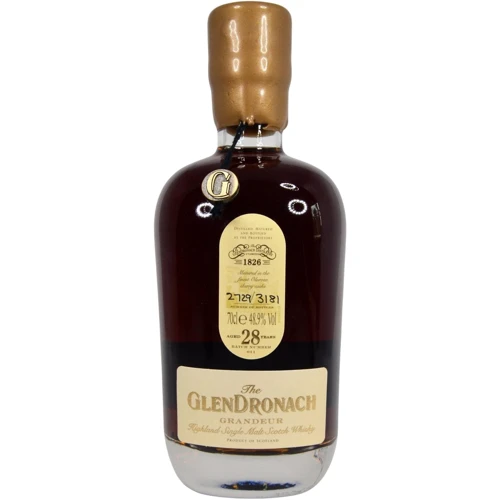 Виски GlenDronach 28yo Grandeur, wooden box 0.7 л (BWW5207): Объем, л 0.7