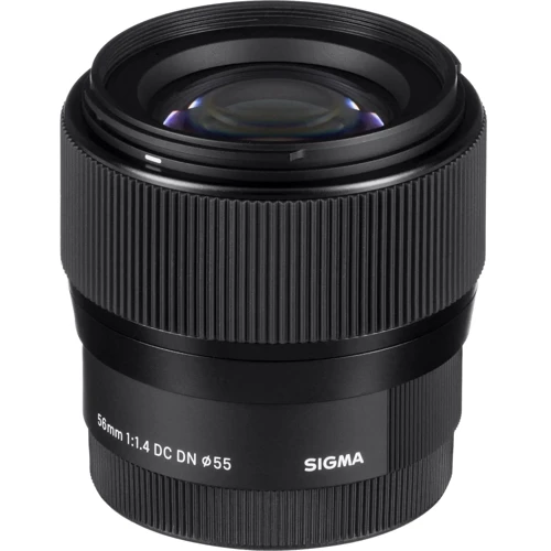 Объектив для фотоаппарата SIGMA 56mm f/1.4 DC DN (Sony E): Диаметр резьбы для светофильтра 55 мм