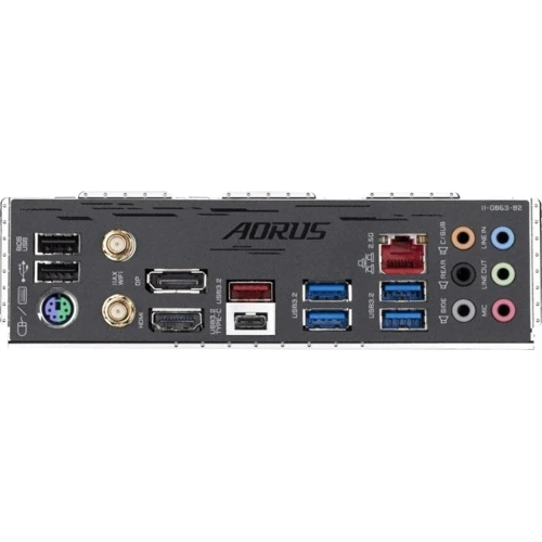 Gigabyte B560 AORUS PRO AX: Разъемы на задней панели USB Type-C, USB 3.2 Gen 1, USB 3.2 Gen 2