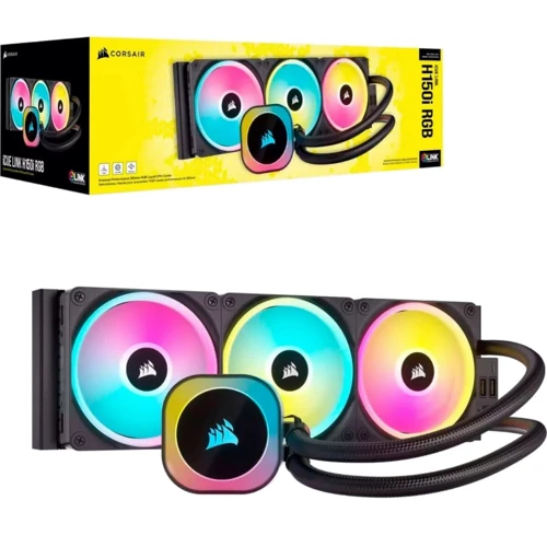 Кулер Corsair iCUE Link H150i RGB AIO Liquid CPU Cooler Black (CW-9061003-WW): Тип водяное охлаждение (СВО)