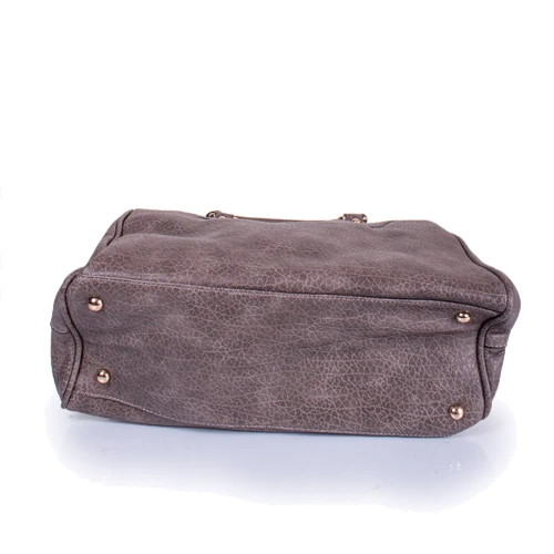 Женская сумка тоут Amelie Galanti серая (A991367-grey): Фактура Зернистая, Матовая