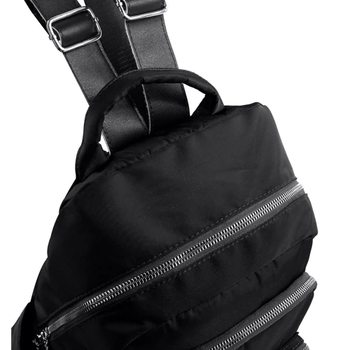 Жіночий рюкзак Valiria Fashion чорний (3DETAH8018-1-2): Застібка Блискавка