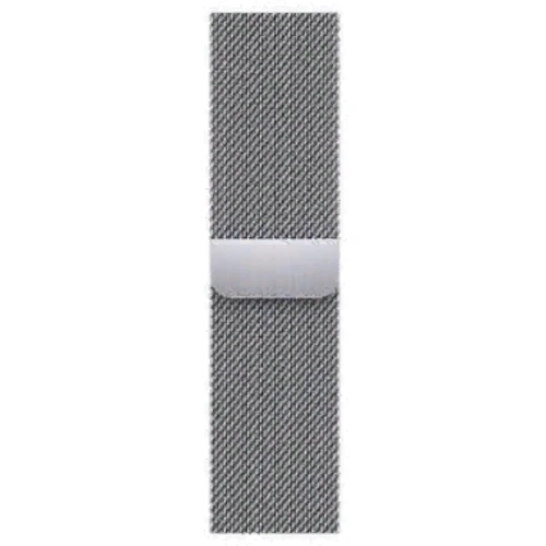Apple Watch Series 7 41mm GPS+LTE Silver Stainless Steel Case with Silver Milanese Loop (MKHF3): Материал корпуса нержавеющая сталь