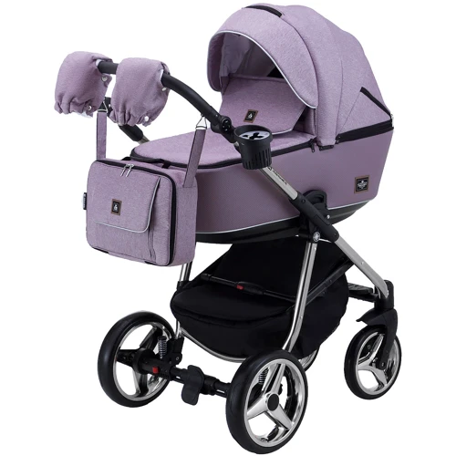 Коляска 2 в 1 Adamex Barcelona Polar (Chrome) BR427 (624629): Тип коляски универсальная коляска (2-в-1)