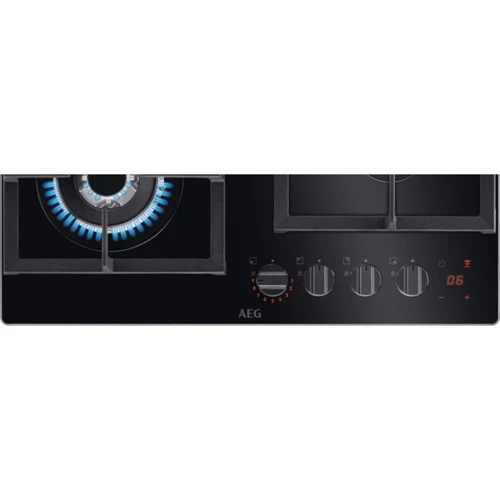 Варочная поверхность AEG HKB64450NB: Количество конфорок 4