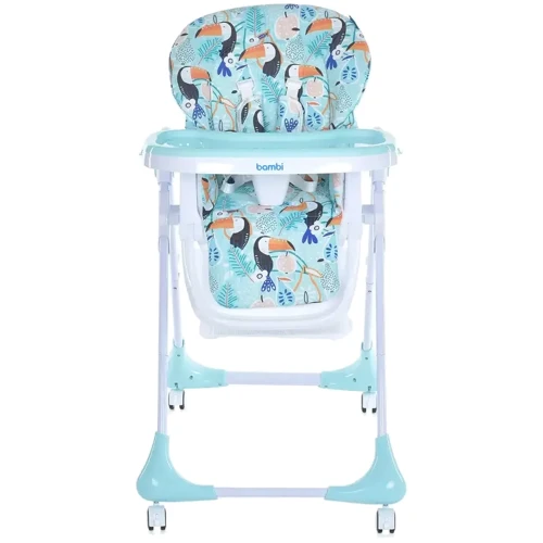 Стільчик для годування Bambi (M 3233 Toucan Mint): Нахил спинки 3 положения