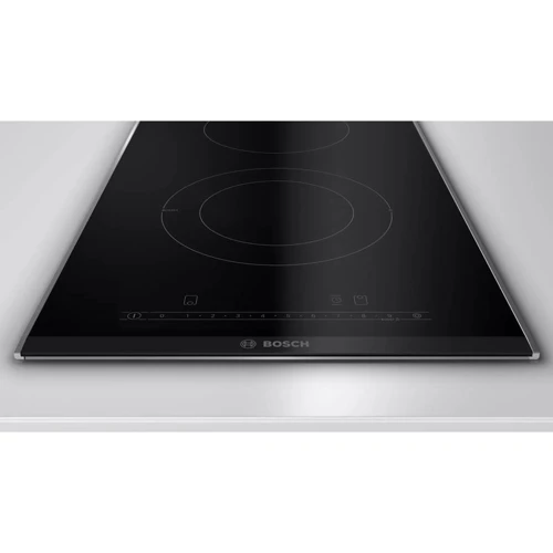 Варочная поверхность Bosch PKF375FP2E: Расположение панели фронтальное