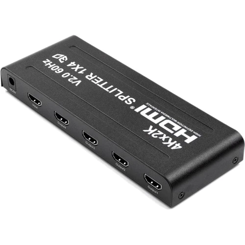 Кабель и переходник PowerPlant HDMI 1x4 V2.0, 3D, 4K/60hz (HDSP4-V2.0) (CA912483)
