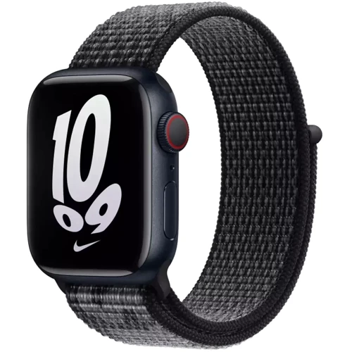 Аксессуар для Watch Apple Nike Sport Loop Black/Summit White (MPHW3) for Apple Watch 38/40/41mm