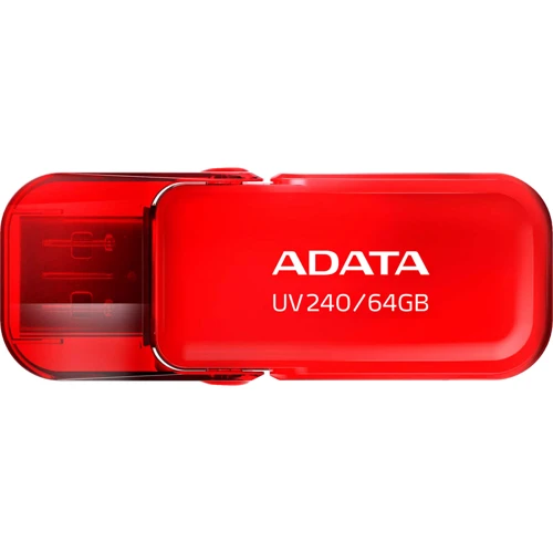 USB-флешка ADATA 64GB AUV 240 USB 2.0 Red (AUV240-64G-RRD): Стандарт USB USB 2.0