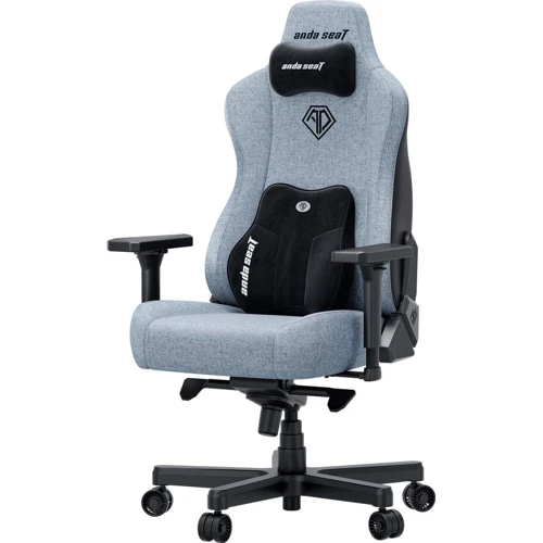 Кресло игровое Anda Seat Kaiser 3E XL Gray Blue Fabric (AD23YC-XL-09-T-CF-T01)