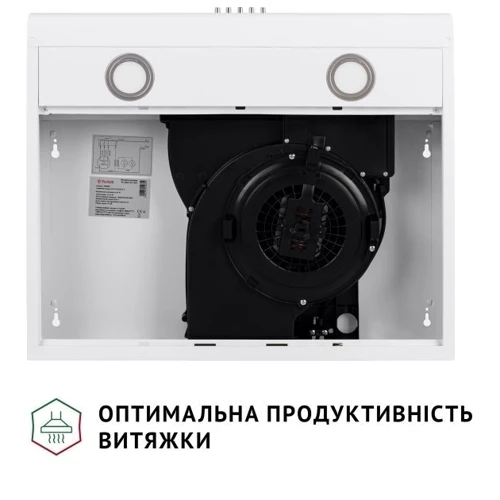 Вытяжка Perfelli PL 6022 W LED: Материал корпуса крашенный металл