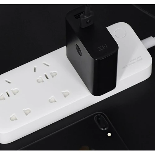 Зарядное устройство Xiaomi ZMI USB Wall Charger 2xUSB 3A + Power Bank 5200mAh Black (APB01A) фото 6
