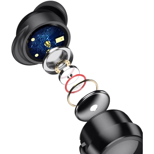 Навушники Jellico TWS22 Black: Тип конструкції вакуумные