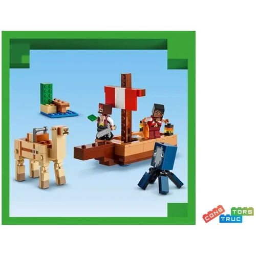 Конструктор LEGO Minecraft Подорож на піратському кораблі (21259-) фото 4