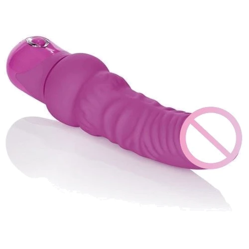 CalExotics Bendie Stud Curvy вибромассажер, 12.5x4 см, пурпурный