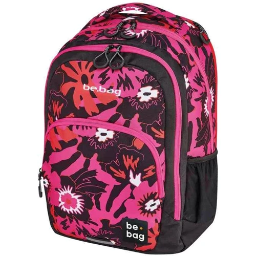 Рюкзак Herlitz Be.Bag be.ready Pink Summer черно-розовый "цветы" (24800280)