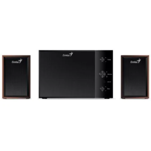 Акустична система Genius SW-2.1 350 Wood (31730037400): Матеріал корпусу дерево