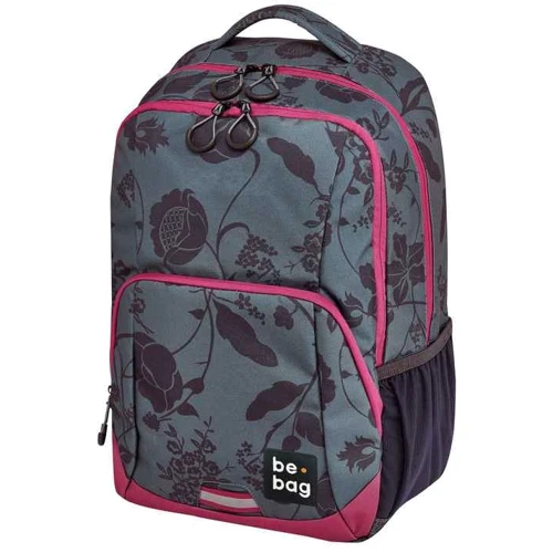 Рюкзак Herlitz Be.Bag be.freestyle Romantic Flowers серо-розовый "цветы" (24800235)