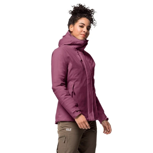 Куртка Jack Wolfskin Troposphere Jacket W 1111601-2094 40 лиловая зимняя с капюшоном: Сезон Зима