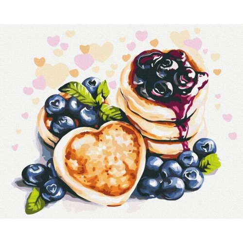Картина за номерами Brushme Сирники з голубкою © Anna Kulyk 40х50 см (BS53590)
