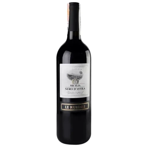 Вино Le Rubinie Nero D'Avola Sicilia DOC, 0.75 л (АLR13710)