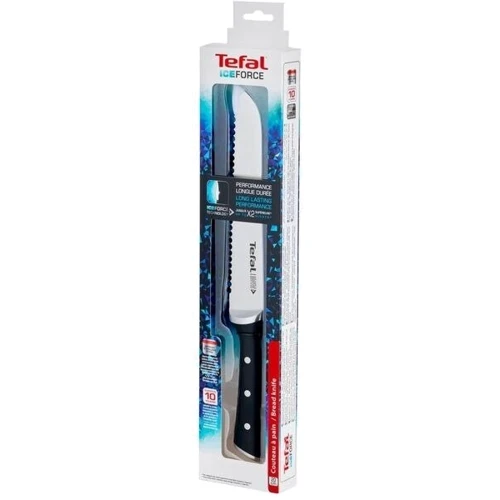 Нож для хлеба Tefal Ice Force 20 см (K2320414): Длина лезвия, см 20