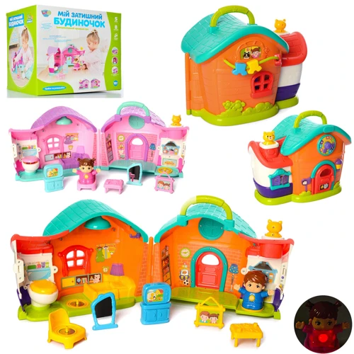 Кукольный домик Limo Toy со звуковыми эффектами 30-20-22 см 2 вида (3128AB)