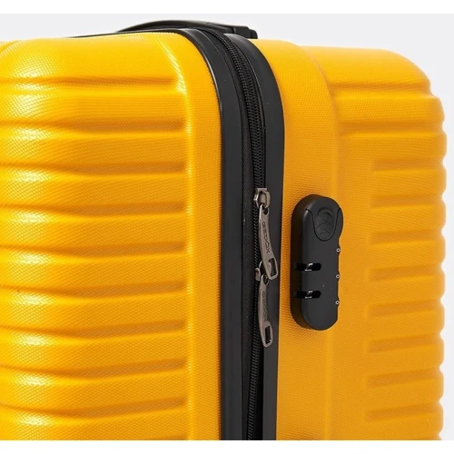Чемодан Ricco Grande XL желтый (T1ABS600yellow-XL): Материал Пластик