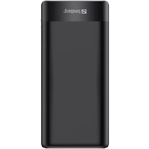 Внешний аккумулятор Sandberg Power Bank 20000mAh 65W 3A PD (420-62): Количество USB 2