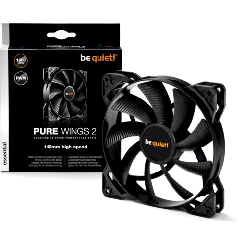 Кулер be quiet! Pure Wings 2 140mm PWM high-speed (BL083): Назначение для корпуса
