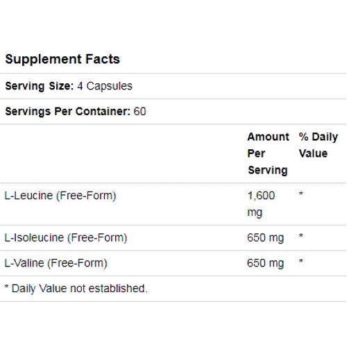 Now Foods Sports, Branched-Chain Amino Acids, 240 Capsules (NF0054)
